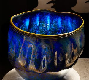 Anthias Panache Art Glass Bowl Showroom Tracy Murdock