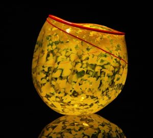 Yellow Luxury Anthias Art Glass Bowls Gallery by Robert Kaindl