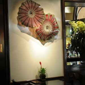 Robert Kaindl Wall Sconces at Beverly Hills Hotel