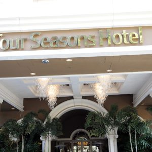 Four Seasons Los Angeles California Chandeliers